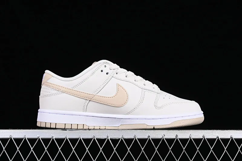 All categories Nk SB Dunk series Nk SB Dunk Low low-top sneakers Nk Dunk Low Retro "Sanddrift" white gold SB smashed backboard fashion casual sneakers DV0831-003
